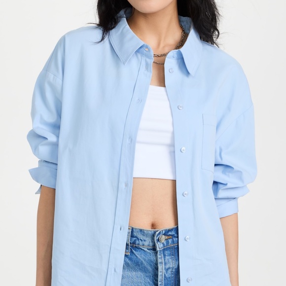 MIKA SHIRT (BLUE) - SIZE LARGE - ANINE BING - Picture 4 of 8